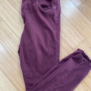 Maroon Loft jeans